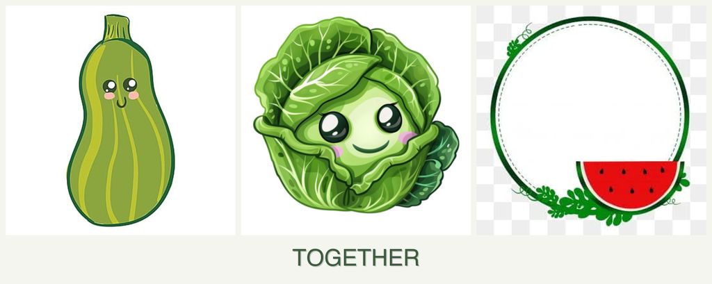 Can you plant zucchini, cabbage and watermelons together?
