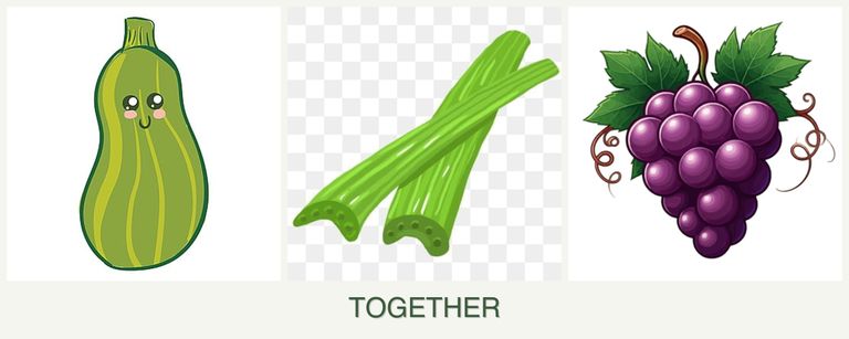 Can you plant zucchini, celery and grapes together?
