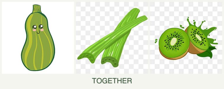 Can you plant zucchini, celery and kiwi together?