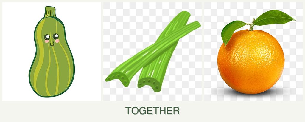 Can you plant zucchini, celery and oranges together?
