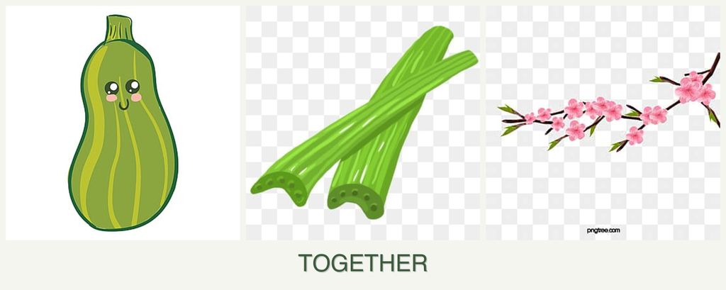 Can you plant zucchini, celery and peaches together?