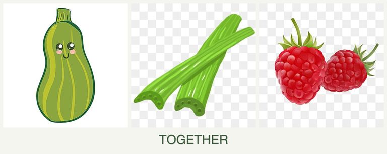 Can you plant zucchini, celery and raspberries together?