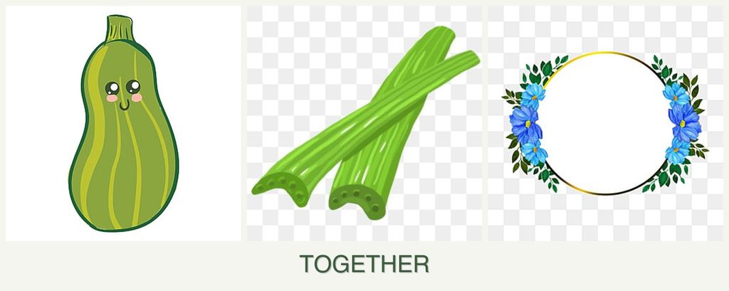 Can you plant zucchini, celery and zinnias together?