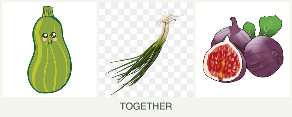 Can you plant zucchini, chives and figs together?