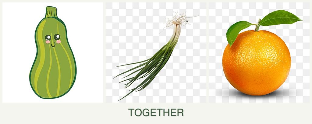 Can you plant zucchini, chives and oranges together?