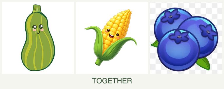 Can you plant zucchini, corn and blueberries together?