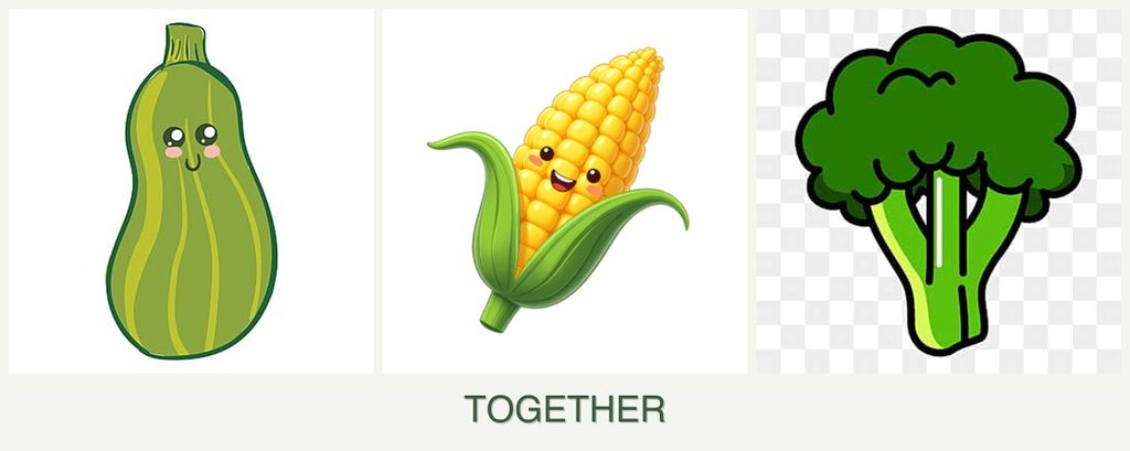 Can you plant zucchini, corn and broccoli together?