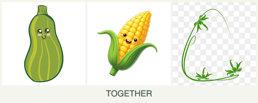 Can you plant zucchini, corn and tarragon together?