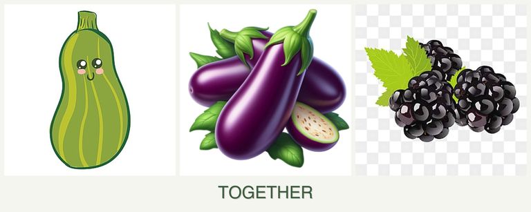 Can you plant zucchini, eggplant and blackberries together?