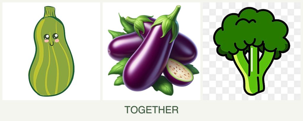 Can you plant zucchini, eggplant and broccoli together?