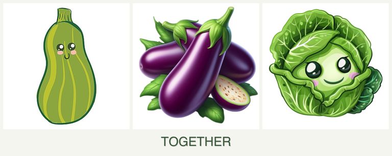 Can you plant zucchini, eggplant and cabbage together?