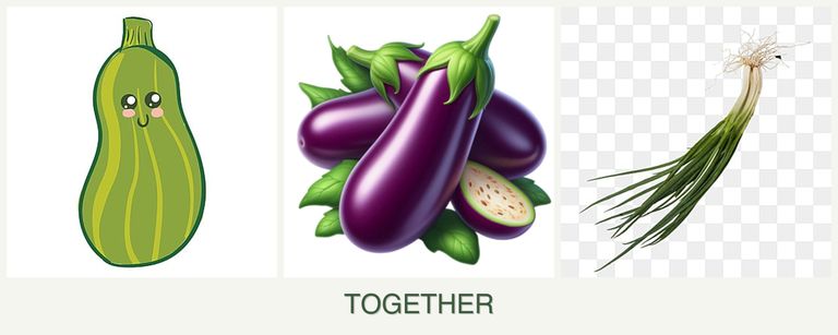 Can you plant zucchini, eggplant and chives together?
