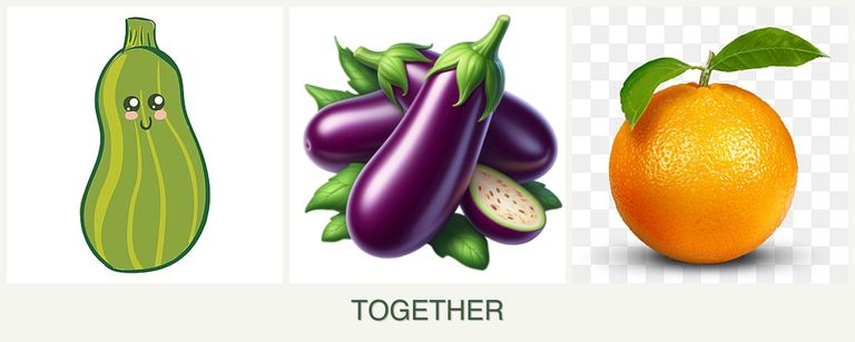 Can you plant zucchini, eggplant and oranges together?