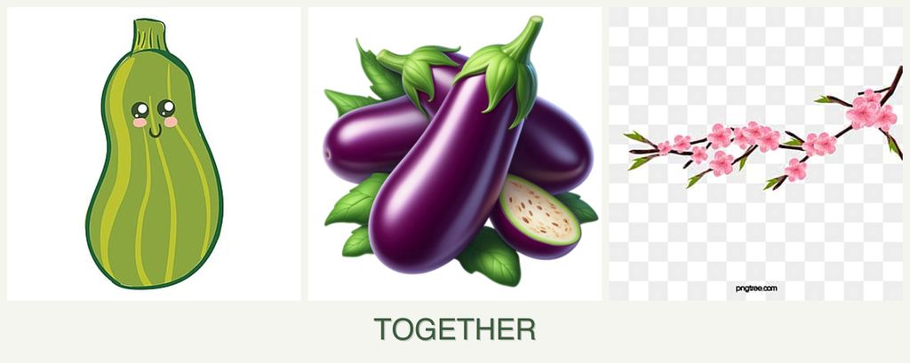 Can you plant zucchini, eggplant and peaches together?