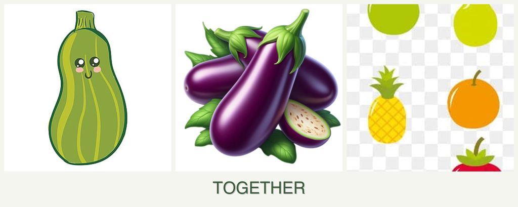 Can you plant zucchini, eggplant and pears together?