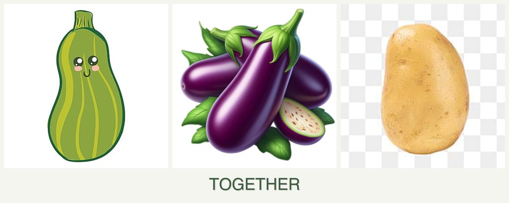 Can you plant zucchini, eggplant and potatoes together?