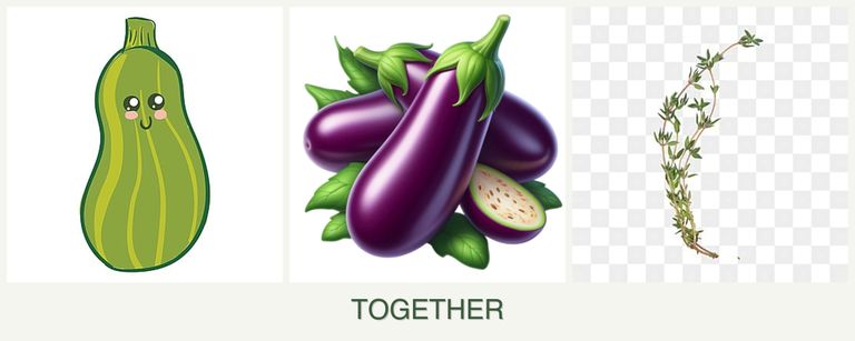 Can you plant zucchini, eggplant and thyme together?
