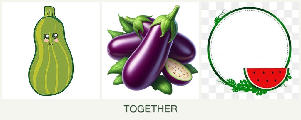 Can you plant zucchini, eggplant and watermelons together?