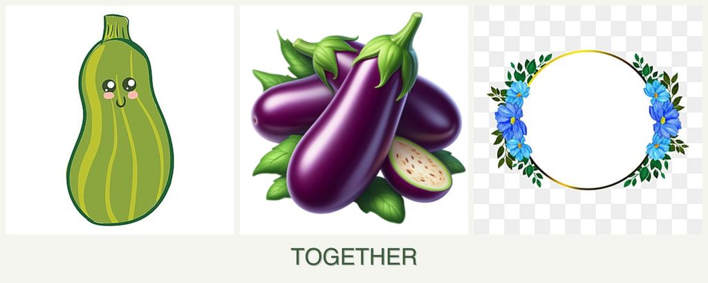 Can you plant zucchini, eggplant and zinnias together?