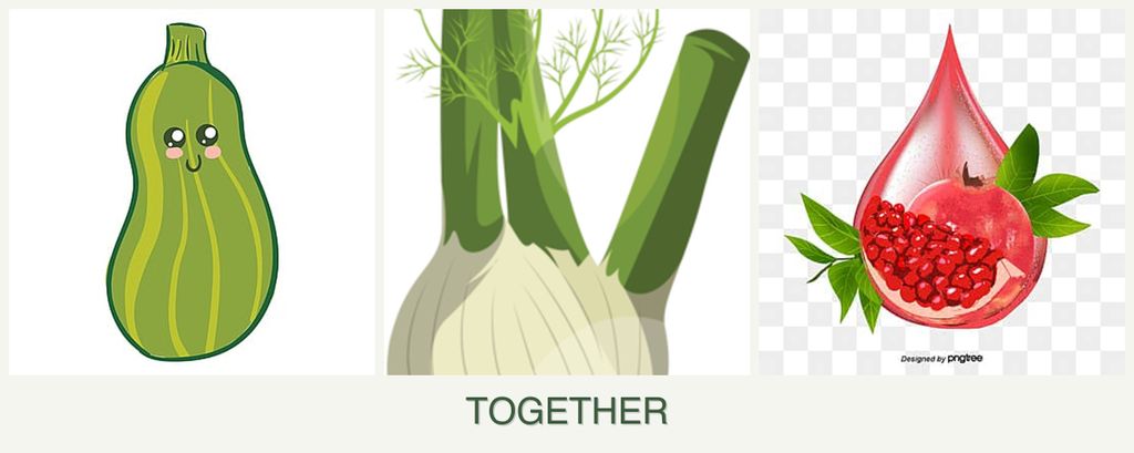 Can you plant zucchini, fennel and pomegranates together?