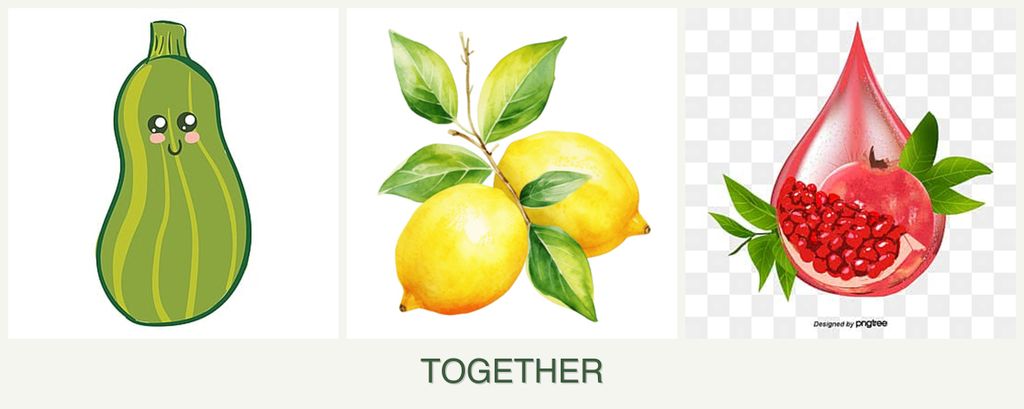 Can you plant zucchini, lemons and pomegranates together?