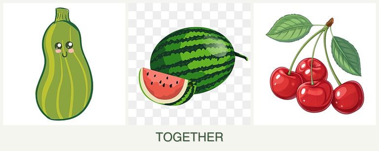 Can you plant zucchini, melons and cherries together?