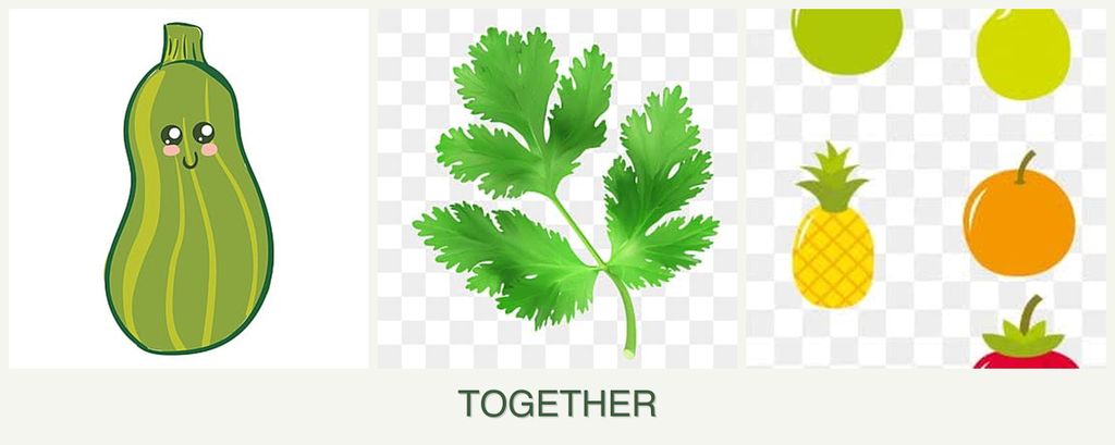 Can you plant zucchini, parsley and pears together?