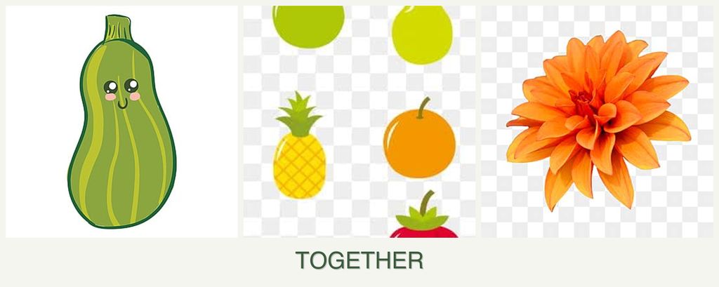 Can you plant zucchini, pears and dahlias together?