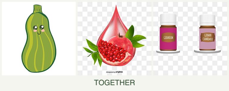 Can you plant zucchini, pomegranates and geraniums together?