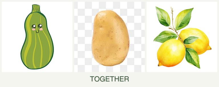 Can you plant zucchini, potatoes and lemons together?