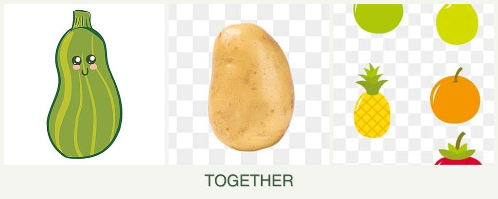 Can you plant zucchini, potatoes and pears together?