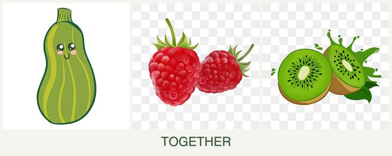 Can you plant zucchini, raspberries and kiwi together?