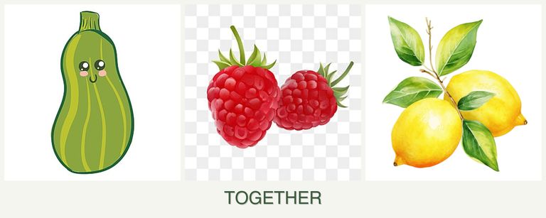 Can you plant zucchini, raspberries and lemons together?