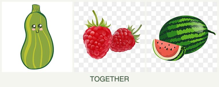 Can you plant zucchini, raspberries and melons together?