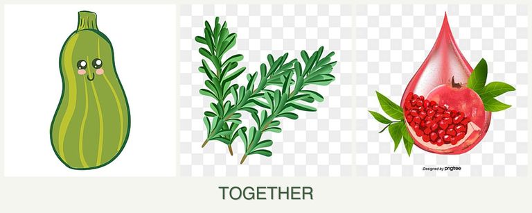 Can you plant zucchini, rosemary and pomegranates together?
