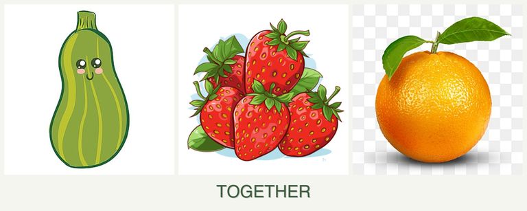Can you plant zucchini, strawberries and oranges together?