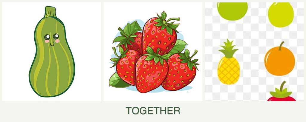 Can you plant zucchini, strawberries and pears together?
