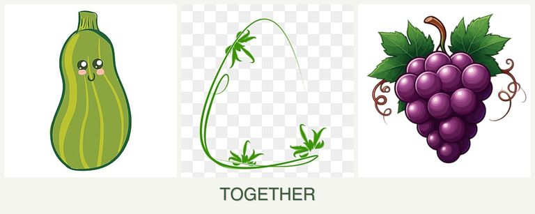 Can you plant zucchini, tarragon and grapes together?