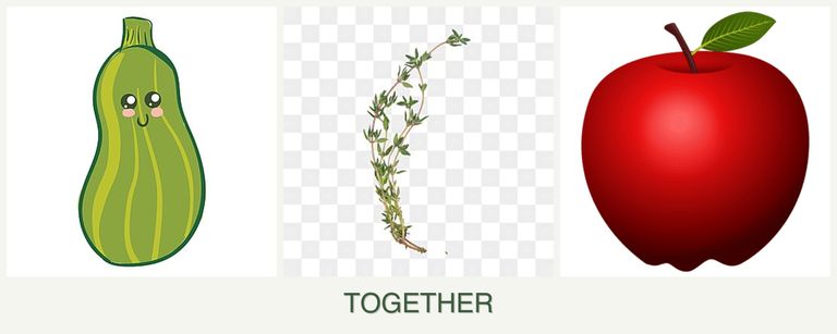 Can you plant zucchini, thyme and apples together?