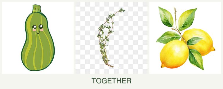 Can you plant zucchini, thyme and lemons together?