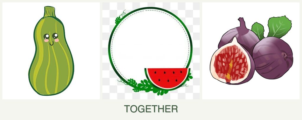 Can you plant zucchini, watermelons and figs together?