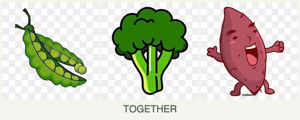 Can you plant peas, broccoli and sweet potatoes together?